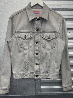 ACNE STUDIOS STONE GREY DENIM JACKET COTTON BLA KONST 1998